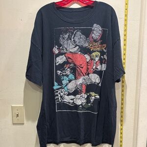 Street Fighter Graphic T-Shirt - Black